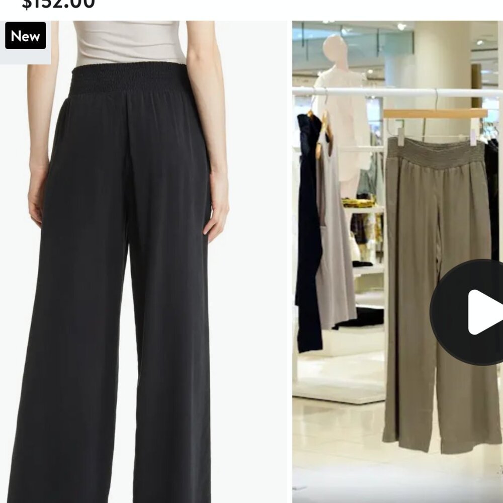 Bella Luxx Flowy Lounge Silk pull on pants - Picture 9 of 9